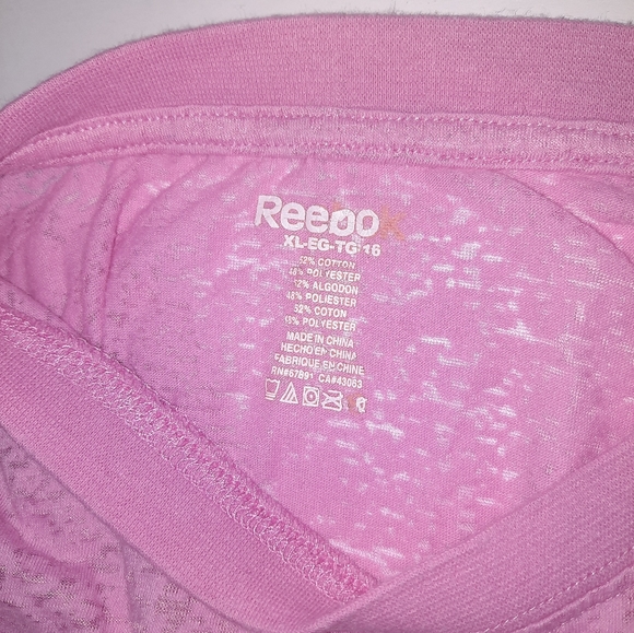 Reebok | Toronto Maple Leafs Pink Tshirt Youth XL (16) - Picture 4 of 6